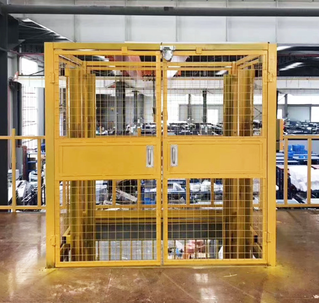 韶关智能导轨式升降机亮相